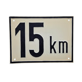 Beschränkungstafel 15 km/h